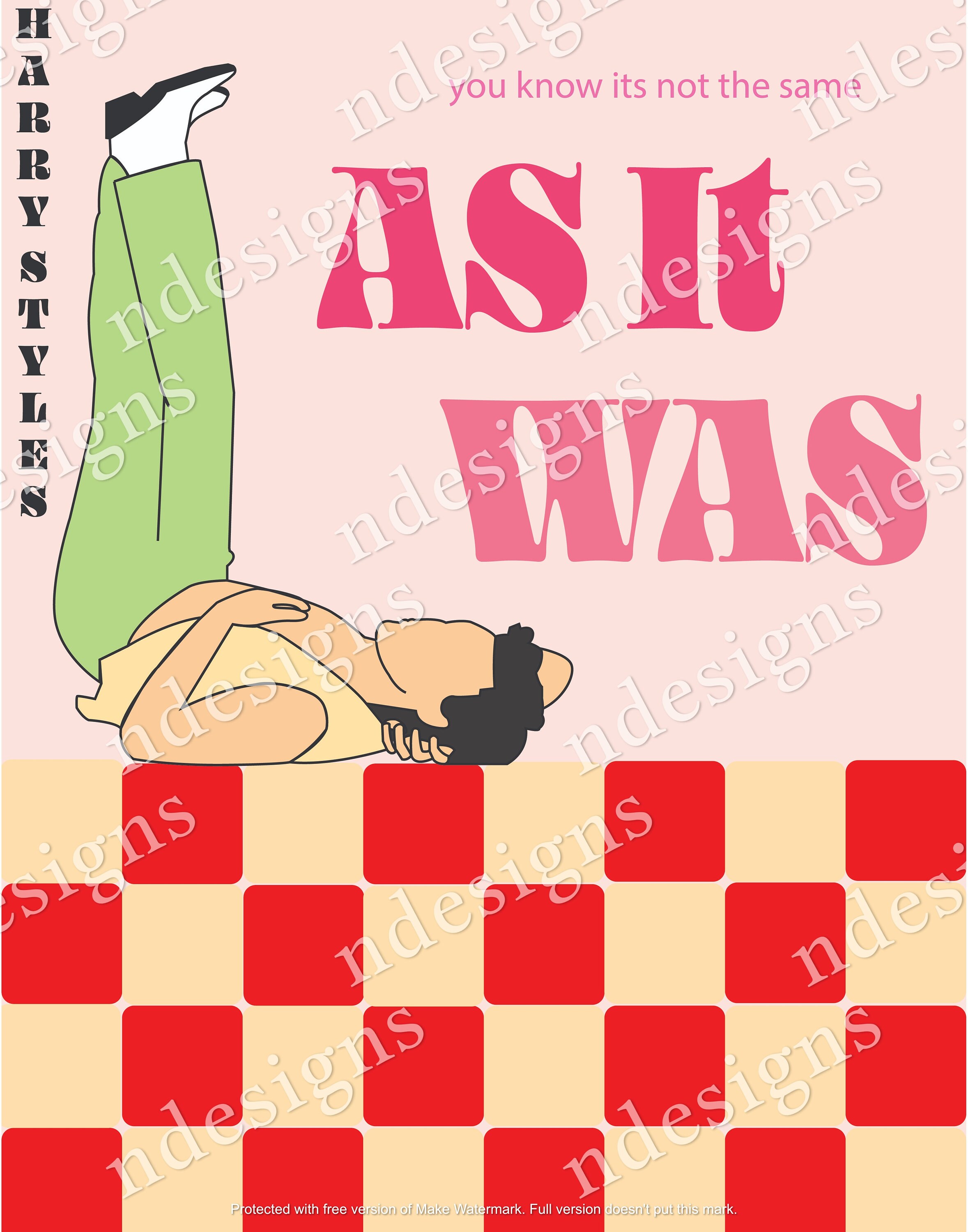 Harry Styles Wall Art As It Was Poster Digital Download Print Harrys harry-styles-wall-art-as-it-was-poster-digital-download-print-harrys