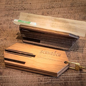Mini Wooden Rolling Tray for Travelling and Outdoors - Small Pocket-Sized Travel Rolling Board