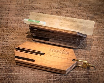 Mini Wooden Rolling Tray for Travelling and Outdoors - Small Pocket-Sized Travel Rolling Board