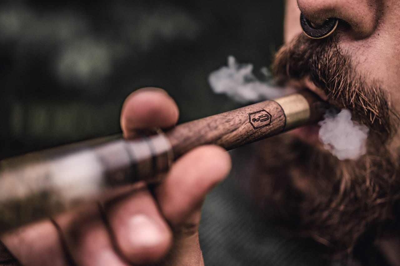 Wooden Glass Blunt for Herbs and Tobacco With Charcoal Filter Etsy