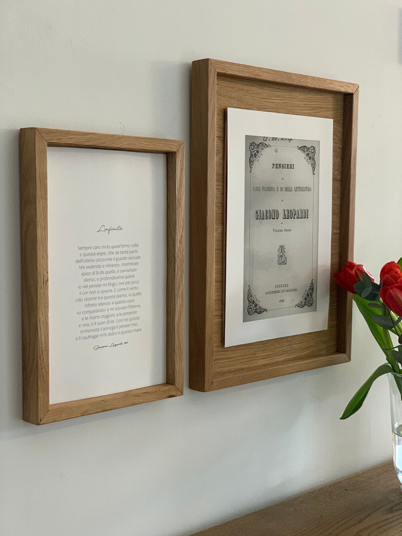 Wooden frame with custom print 20 x 30 cm Etsy