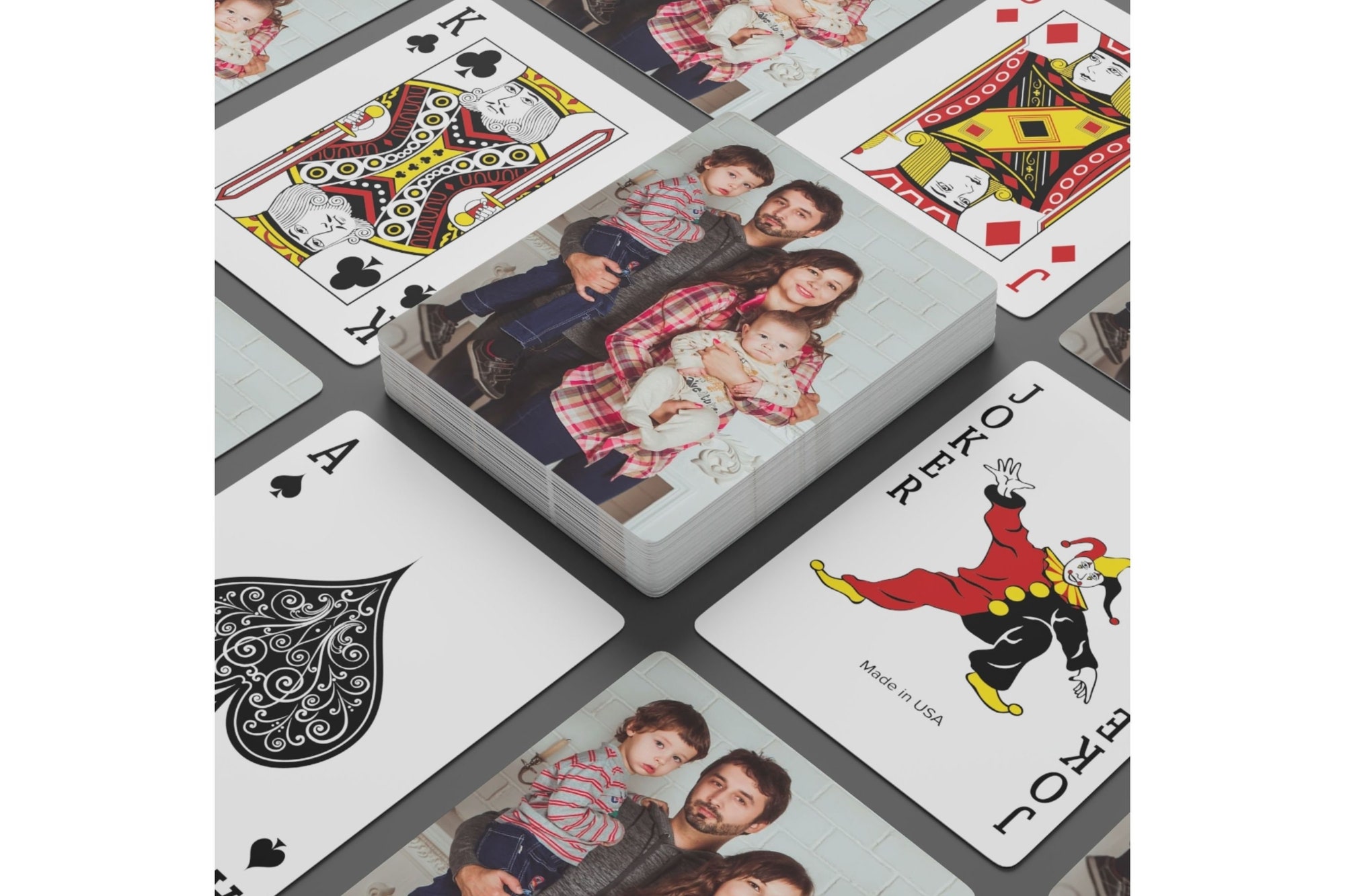 Personalized Poker Cards, Custom Playing Cards, Customize Picture & Text Playing Cards