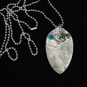 Spoon Jewelry, Spoon Jewelry Necklace, Silverware Jewelry, Spoon Pendants for Women, Necklace with Charms, Gift for Dog Lovers, Gift for Mom