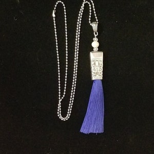 Spoon Jewelry, Spoon Jewelry Necklace, Silverware Jewelry, Spoon Jewelry for Women, Jewelry for Women, Necklace w/ Tassel, Gift for Her