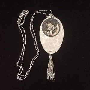 Spoon Jewelry, Spoon Jewelry Necklace, Spoon Jewelry for Women, Silverware Jewelry, Necklace with Charms, Pendant with Charms, Gift for Her