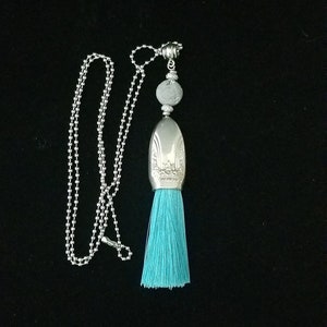 Spoon Jewelry, Spoon Jewelry Necklace, Silverware Jewelry, Spoon Jewelry for Women, Jewelry for Women, Necklace w/ Tassel, Gift for Her