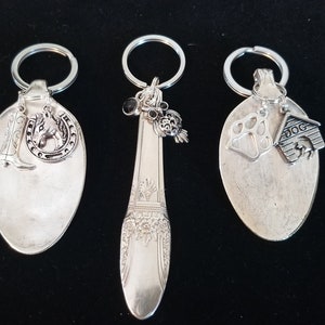 Keychain, Keychain Charm, Key Ring, Keychain for Women, Key Rings for Women, Spoon Key Chain, Spoon Key Ring, Gift for Her