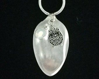 Keychain, Key Ring, Keychain Charm, Keychain for Women, Key Rings for Women, Spoon Key Chain, Spoon Key Ring, Gift for Her