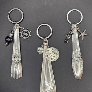 Key chains for Women, Keychain, Keychain Charm, Keychain for Women, Key Rings for Women, Spoon Key Chain, Spoon Key Ring, Gift for Her
