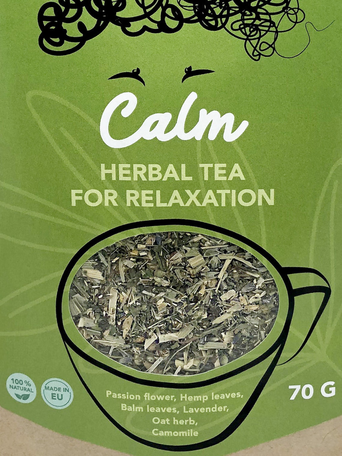 Herbal Tea for Relaxation Stress Relief Anxiety Calming Etsy UK