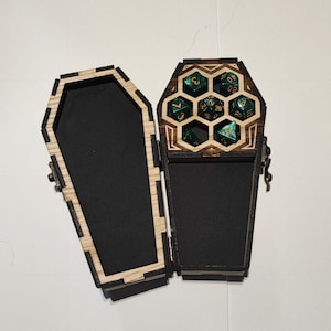 Coffin Dice Box /Rolling Tray