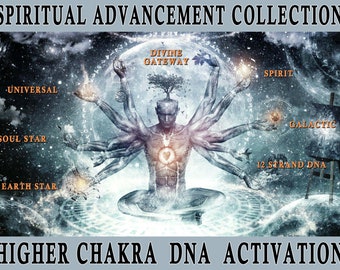 12 strand DNA: Spiritual Advancement Collection. Activate your Earth Star and Higher Chakras