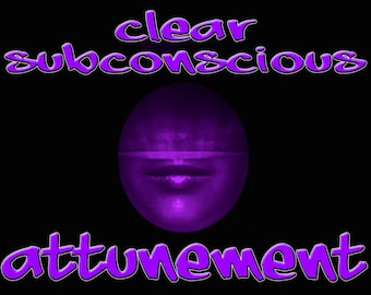 SUBCONSCIOUS CLEARING: Clear Blocks, Thought Patterns, Mind Programs. New beginnings with a clean slate