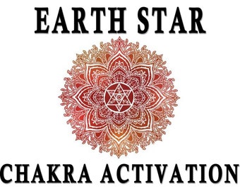 EARTH STAR CHAKRA Activation: Helps you with stay Grounded and Connected to Earth. Provides stability and balance.