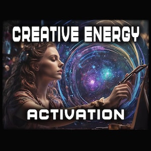 Creative Energy transfer session, Helps with flow, creativity and artistic expression