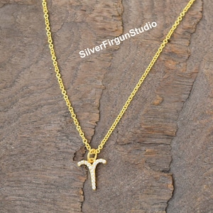 Aries Necklace, Aries Zodiac Sign Necklace, Zodiac Necklace, Zodiac Jewelry, Aries Birthday Gift, Aries Pendant Necklace, Aries Jewelry