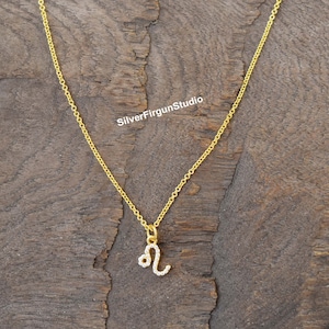 Leo Necklace, Leo Zodiac Sign Necklace Zodiac Jewelry, Leo Birthday Gift, Leo Pendant Necklace, Leo Jewelry, Astrology Necklace