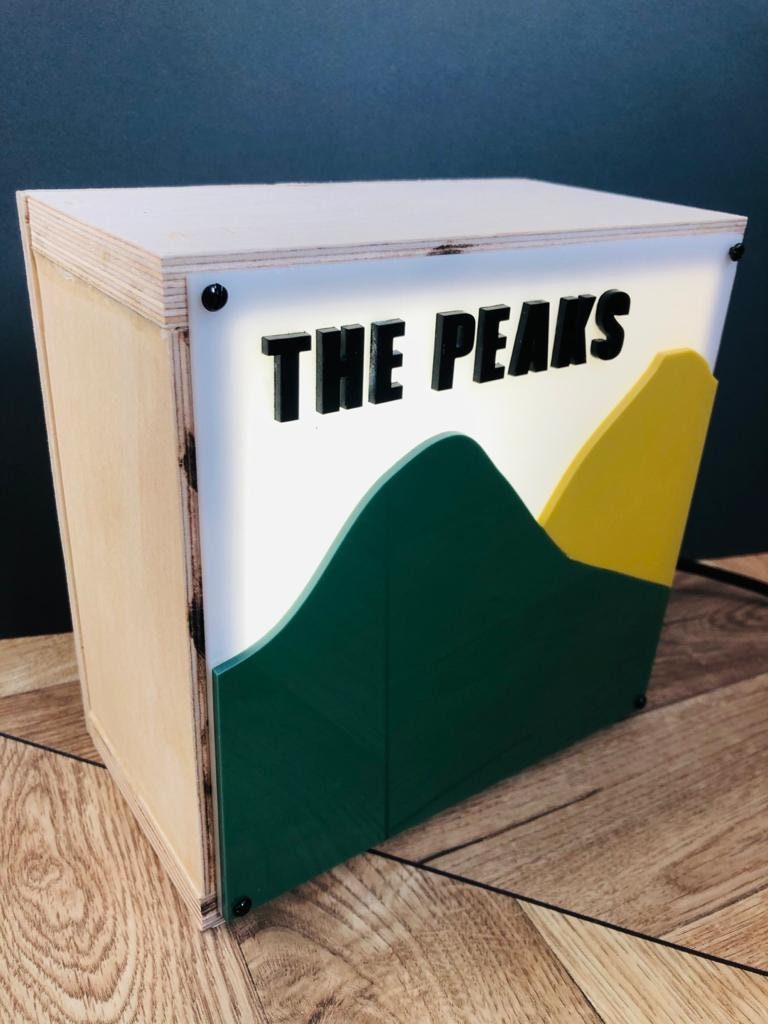 Bold Lightbox Print Peaks Lightbox Sheffield Lightbox Etsy