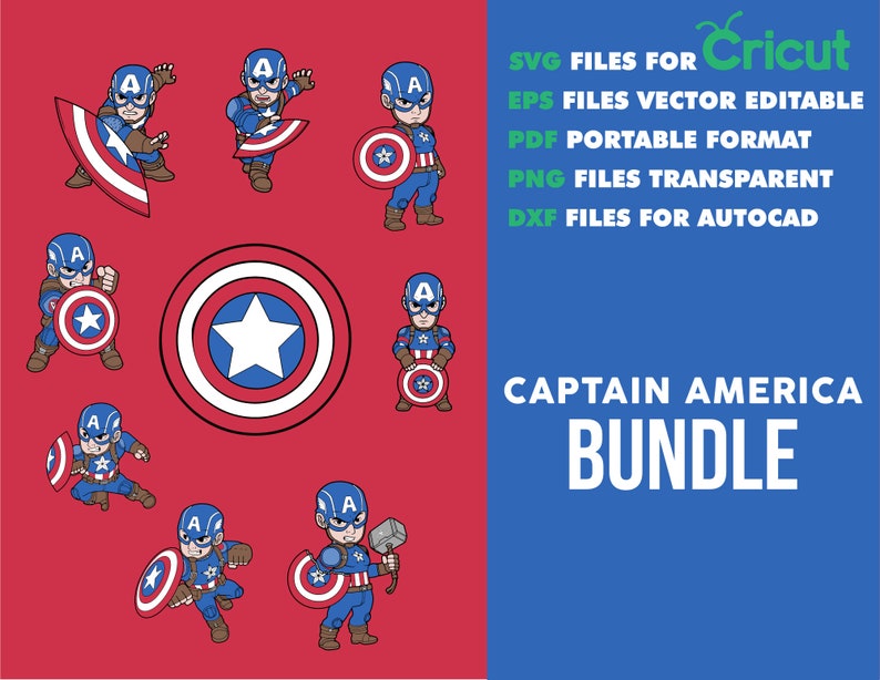 Download Captain America Svg Bundle Cricut Avengers Svg Avengers Png Eps Dxf Pdf Superhero Svg Captain Svg Cut File Captain America Logo Clip Art Art Collectibles Lifepharmafze Com