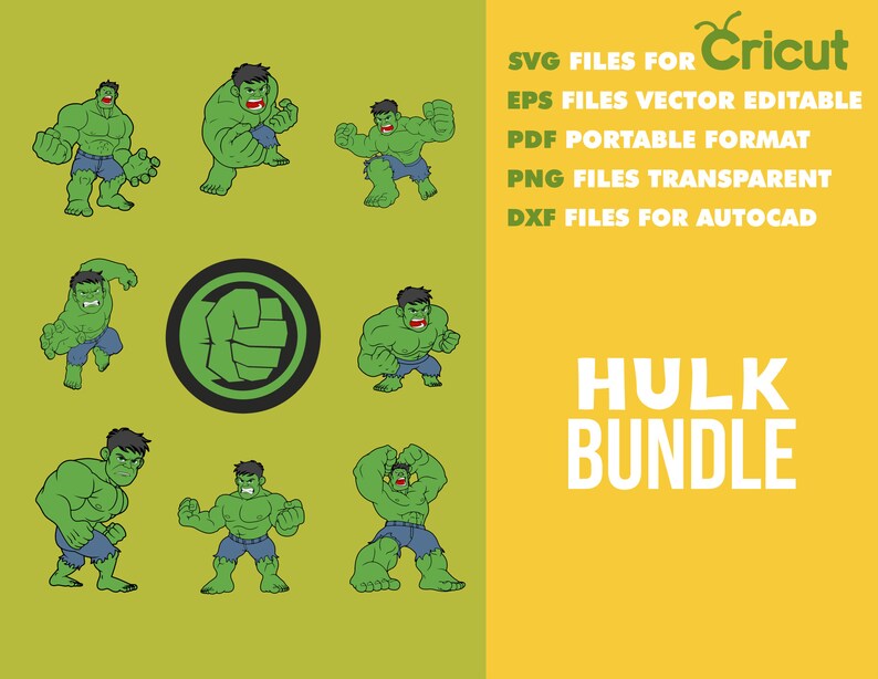 Download Clip Art Art Collectibles Svg Hulk Cut Files Hulk Layered Svg Hulk Svg Bundle Hulk Svg Eps Dxf Superhero Clipart Png Hulk Cricut Marvel Character Bundle
