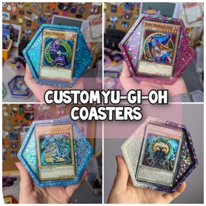 Sous-bocks personnalisés en résine pour cartes Yu-Gi-Oh (lire la description)