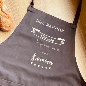 Tablier de cuisine personnalisé super mamie - TheCherryChill