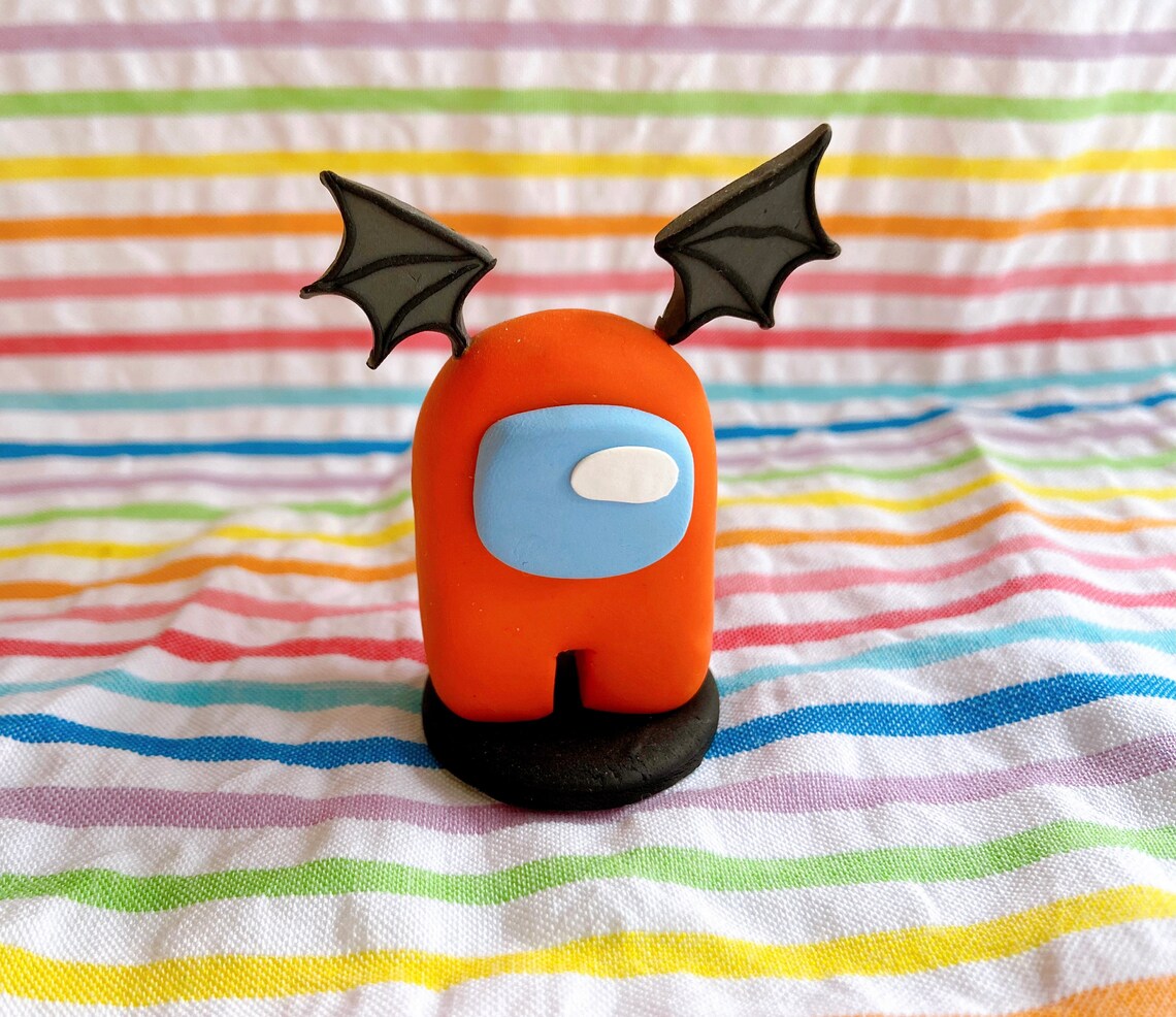 Handmade Among Us figure polymer clay Etsy