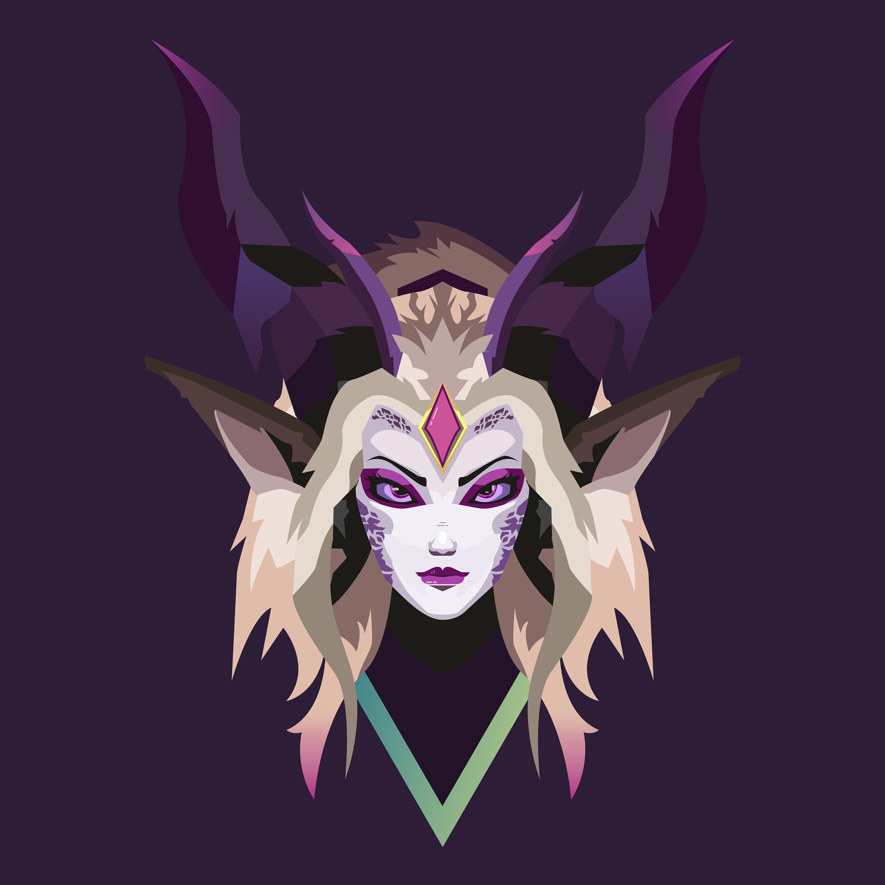 Dragon Sorceress Zyra Digital Only Artwork by Bl??dsan Aka Etsy