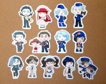 Persona Side Characters stickers