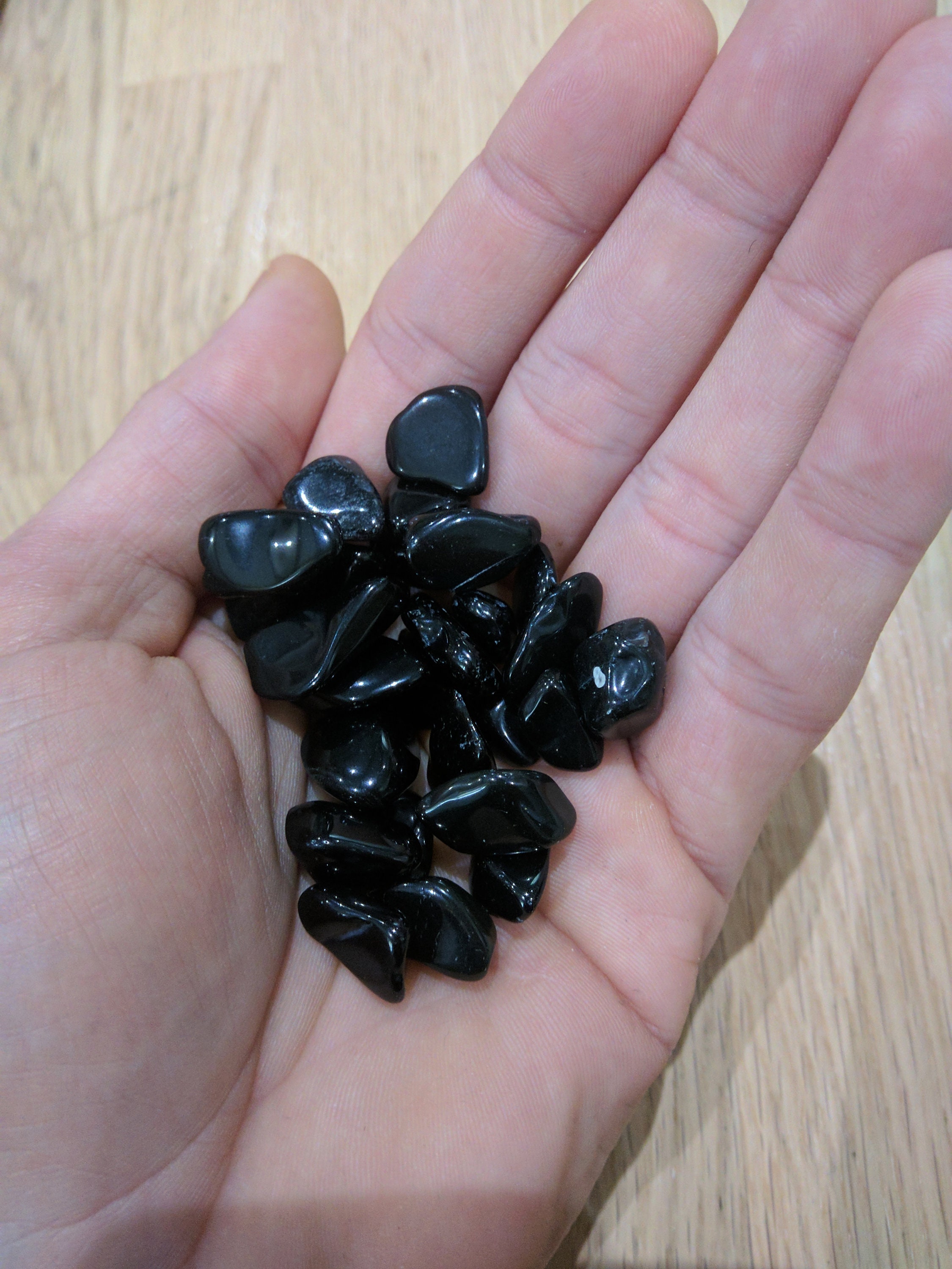 Pierre d'obsidienne Polie