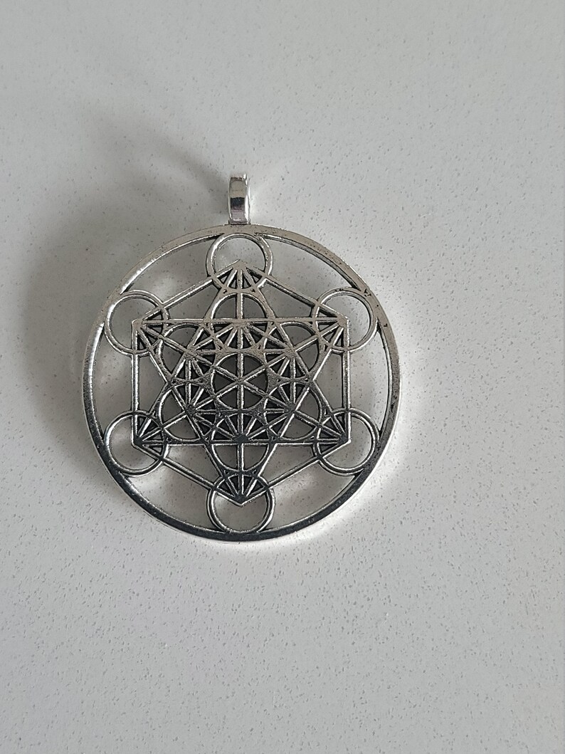 Large Archangel Metatron Cube Symbol Round Charms Pendants for Etsy