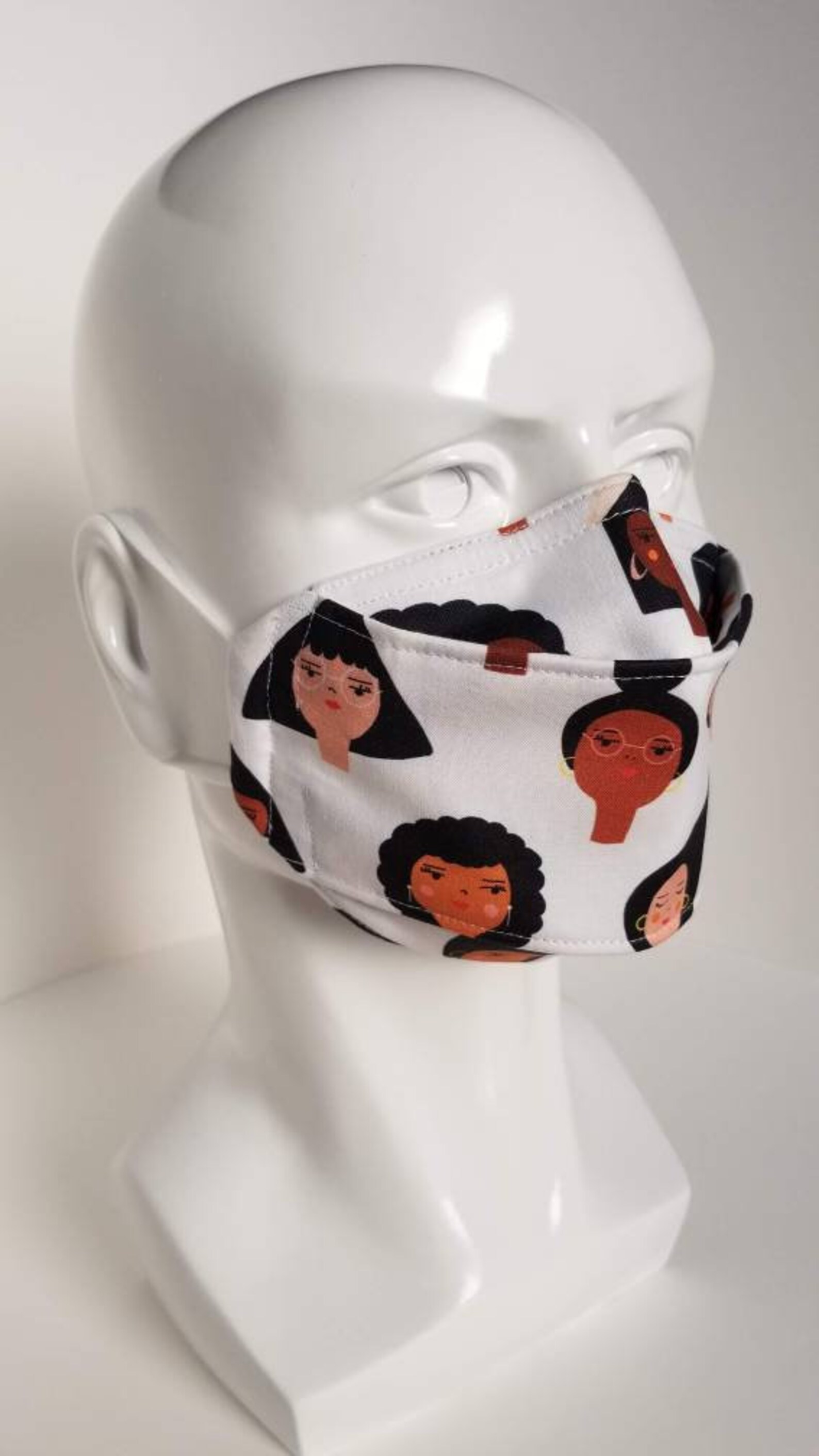 Origami style 3 layer Face Mask w/ sewn in filter Etsy