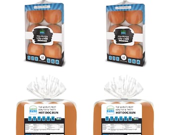 UnbelievaBuns Variety Pack - High Protein, Low-Carb, Keto Bread Buns