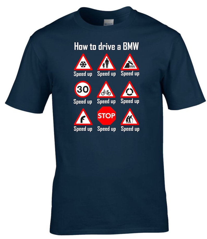 BMW Shirt, How to Drive BMW, Car T-shirts, BMW Gifts, Joke Bmw Tshirts ...