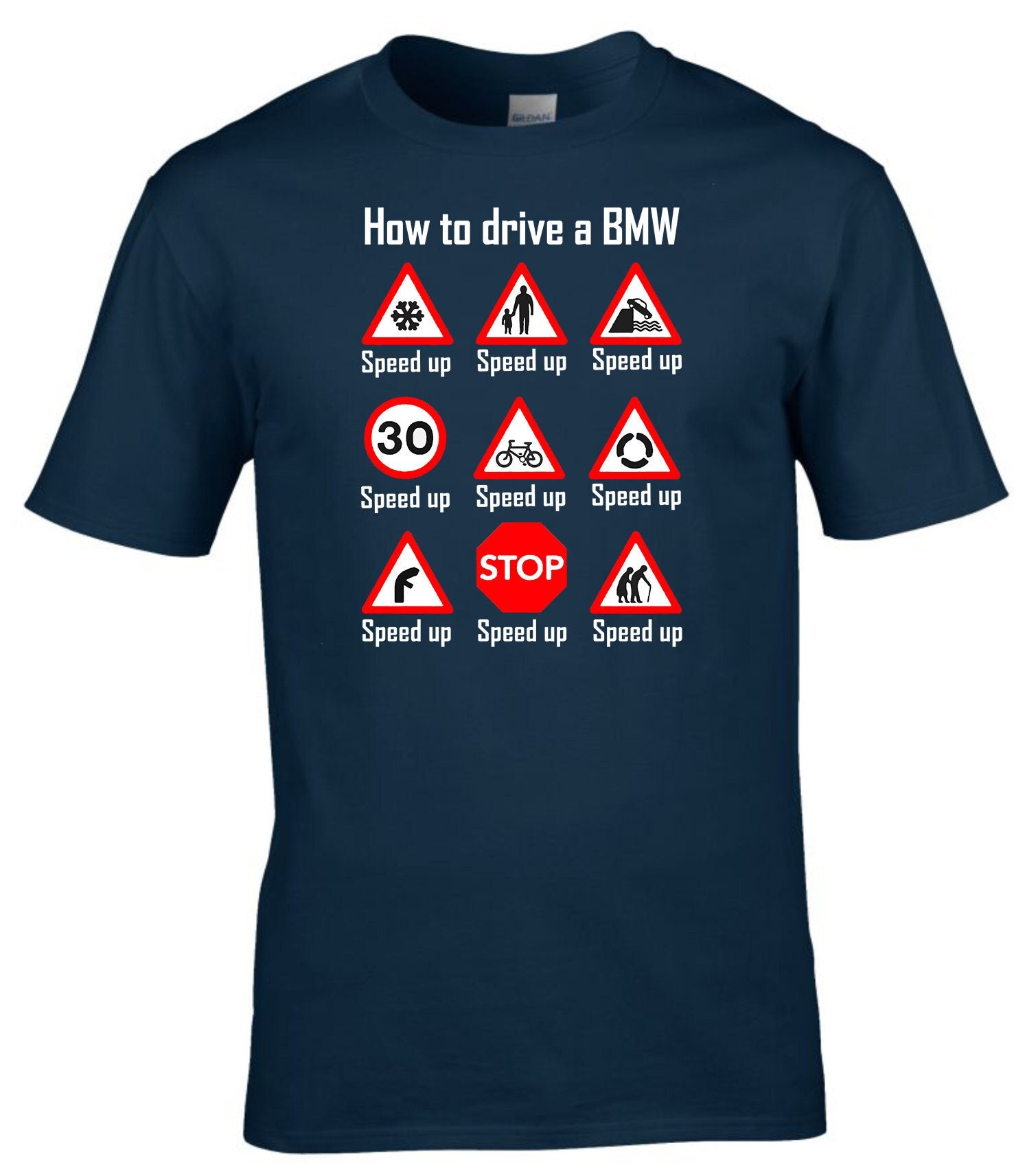 T-Shirt pour Homme bmw auto humour – Sky Creatiion