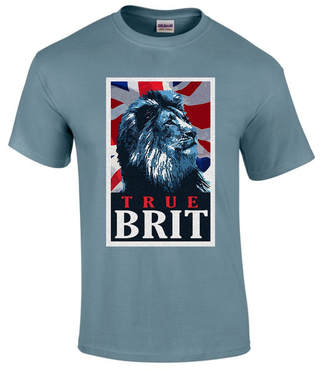 True Brit Lion Shirt, True Brit, Proud to Be British, Fierce Lion T-shirt, Lion ...