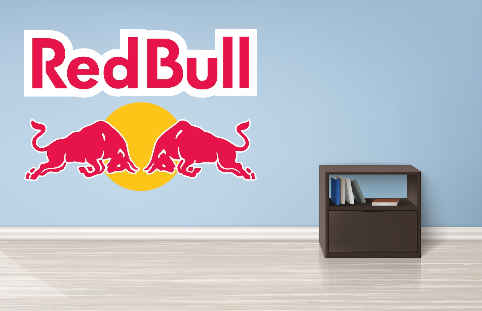 RedBull Stickers Racing Red Bull Wall decals Mural Vinyl Etsy