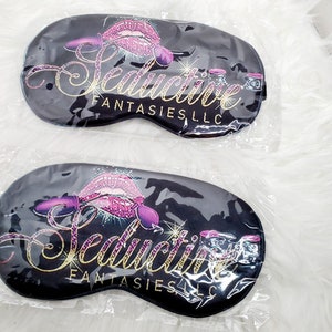 Customizable Eye Mask/Blindfold W/ Gel Pocket