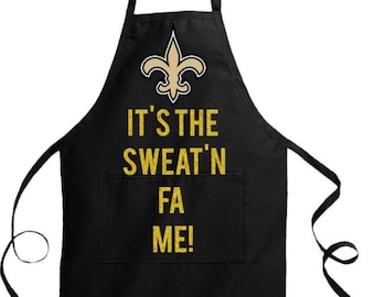 Customizable Black Adjustable Bib Apron with 2 Pockets