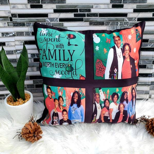 2 Sided / 4 Panel Photo Pillow