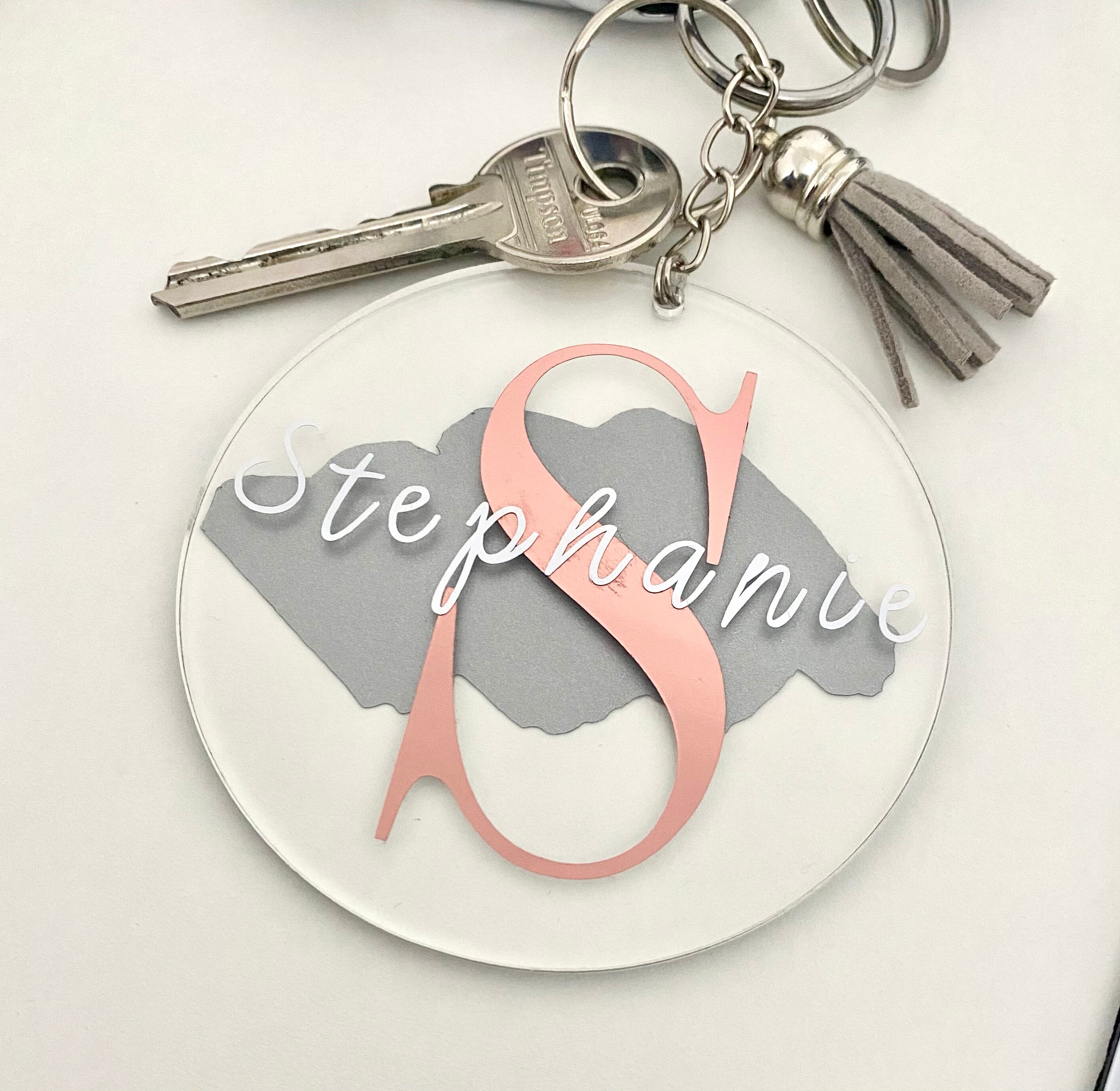 Personalised Keyring Etsy