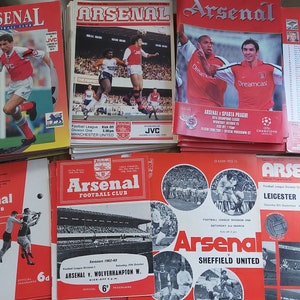Arsenal Programme - Etsy UK