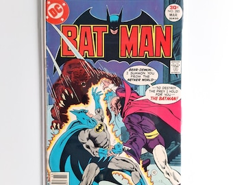 Batman #285 DC Comics 1977 Classic Jim Aparo Cover. Vintage 30 Cents 1970's Issue