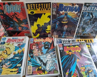 Lote de cómics vintage de Batman: regalo coleccionable de DC Comics