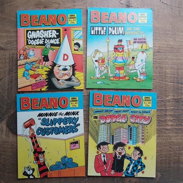 Beano Comics Books, Original 1980's - Birthday gift for him or her