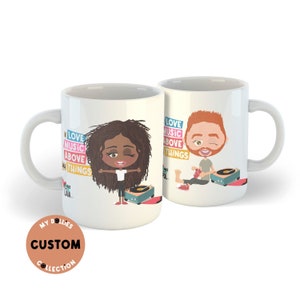 Personalized mug, Ideal couples gift, Love Collection