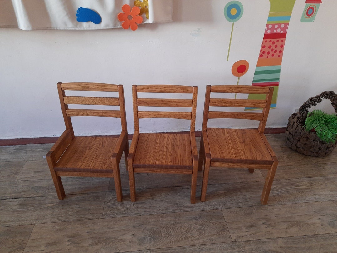 Child Chair Wood Children's Chair Height Adjustable 3 Etsy