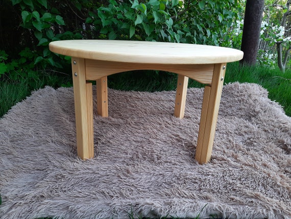 Toddler Table for Montessori homes and preschools. 3 heights