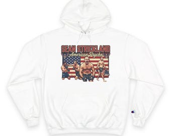 Sean Strickland American Psycho Hoodie | MMA Fighter, American Flag Graphic