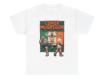 Conor McGregor Illustration Tee | Retro Fight Poster T-Shirt